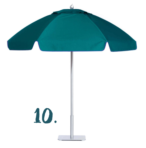 July Moodboard - Mirasol Umbrella - Santa Barbara Designs