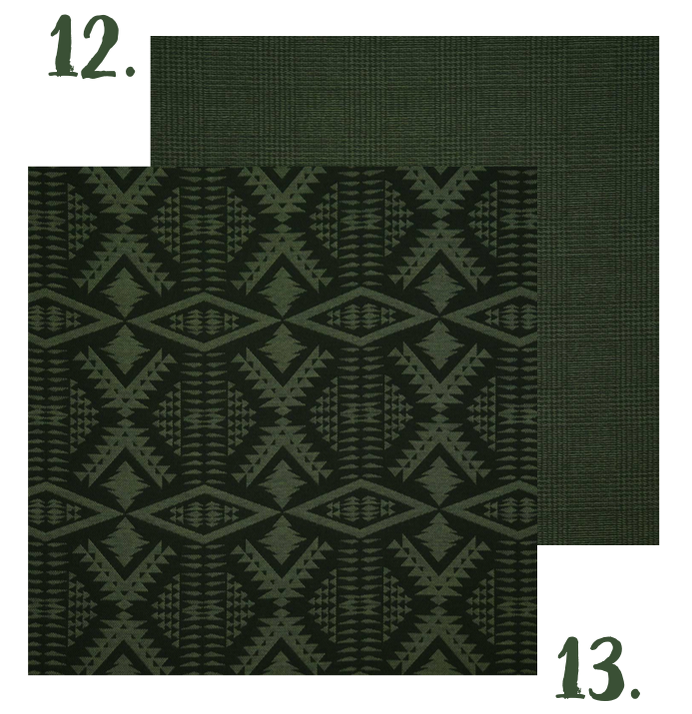 Green Moodboard: Pindler Fabrics - Pendleton by Sunbrella