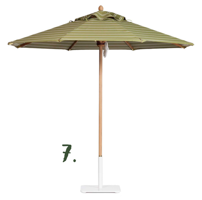 Green Moodboard: Riviera Umbrella, Santa Barbara Designs